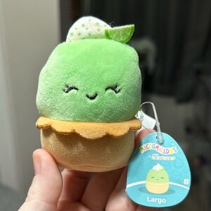 Squishmallows 2.5” Largo the Key Lime Pie Micromallow New with Tags!